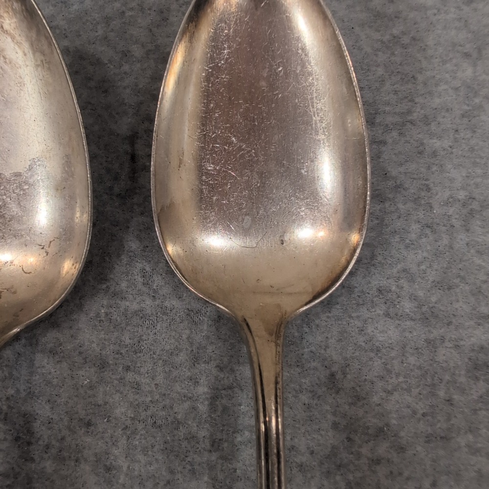 Alvin Patent Spoons Set of‎ 6 Antique Serving Tableware - Picture 2 of 6